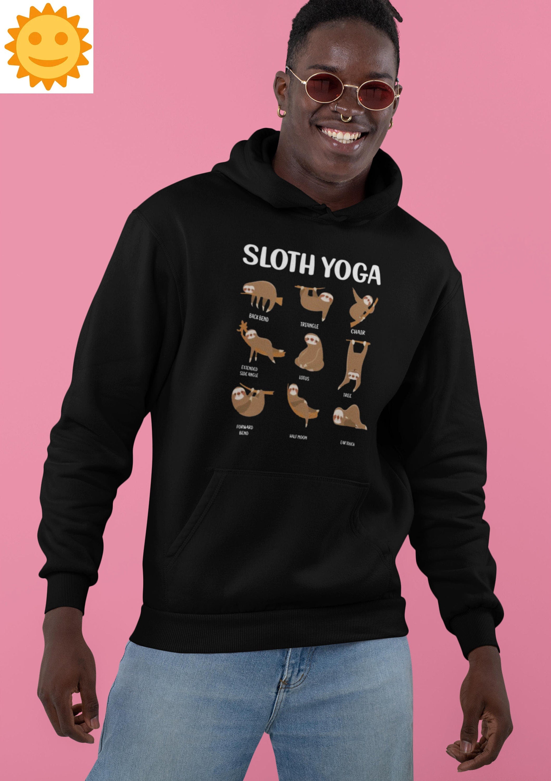 Sloth Yoga Different Poses Vintage T-Shirt, Sloth Shirt, Sloth Lovers Shirt, Animals Lovers Shirt, Natural Shirt, Wild Lovers Shirt