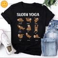 Sloth Yoga Different Poses Vintage T-Shirt, Sloth Shirt, Sloth Lovers Shirt, Animals Lovers Shirt, Natural Shirt, Wild Lovers Shirt