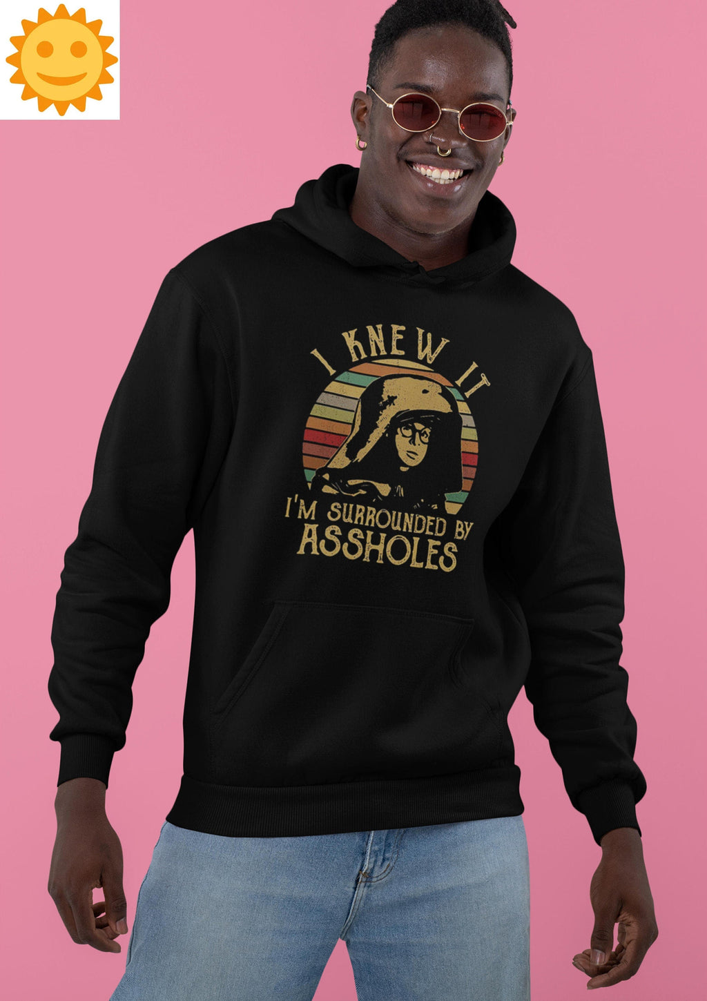 I Knew It I'm Surrounded By Assholes Vintage T-Shirt, Spaceballs Shirt, Dark Helmet Shirt, Rick Moranis Shirt, 80s Movie Shirt, Sci-Fi Shirt