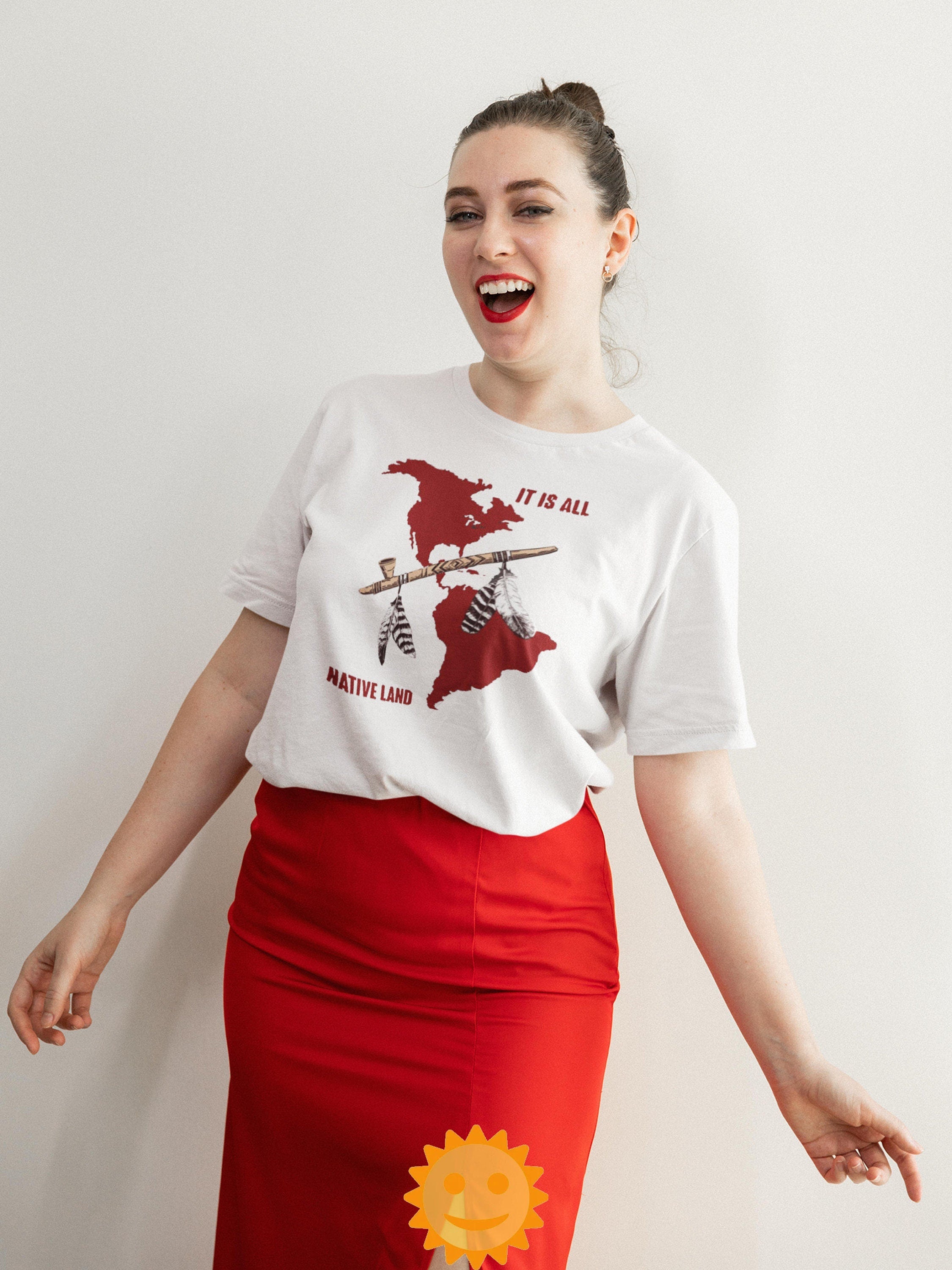 It Is All Native Land Retro Vintage T-Shirt, Native American Shirt, Native Land Shirt, Indigenous Shirt, Native Indigenous Shirt