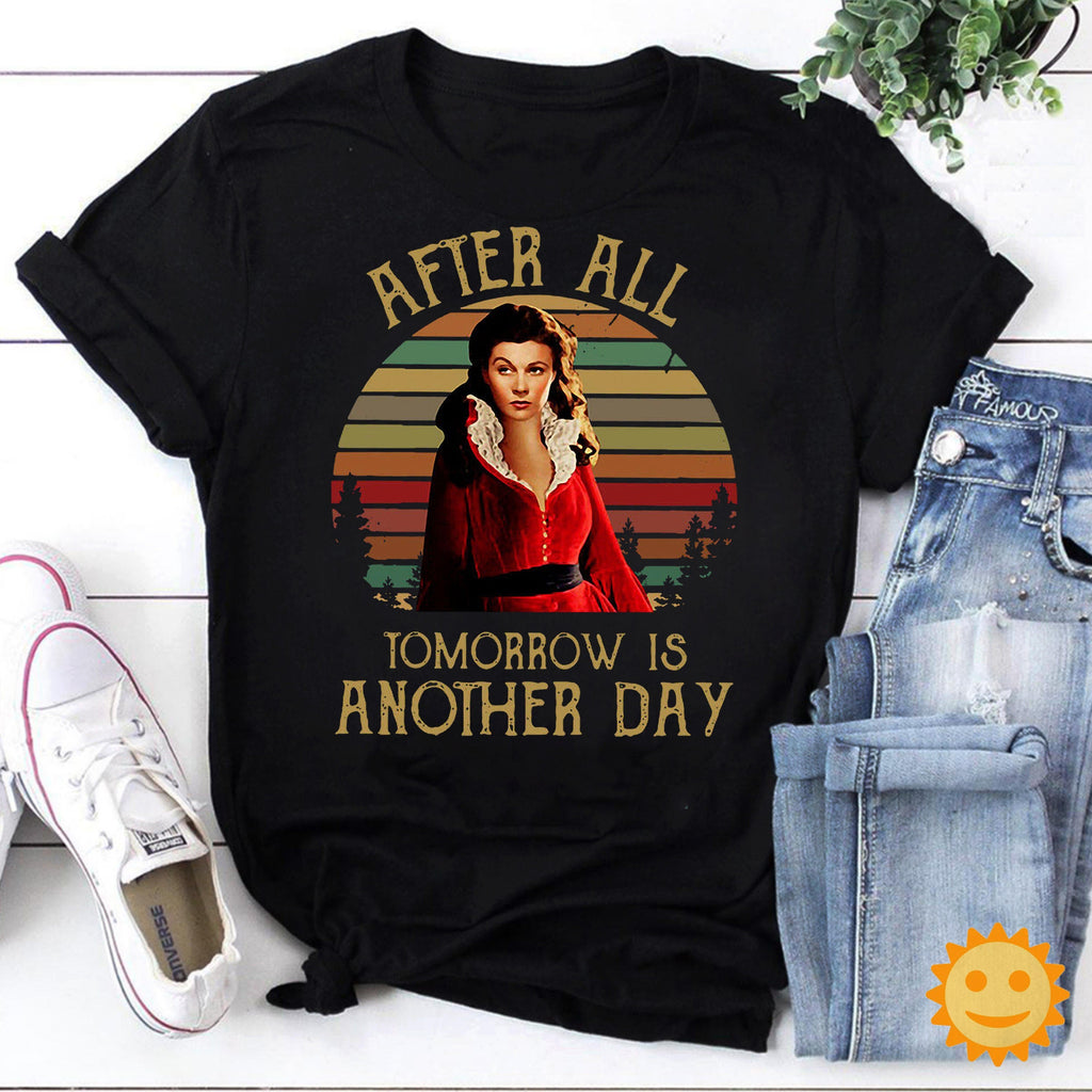 After All Tomorrow Is Another Day Vintage T-Shirt, Scarlett O'Hara Shirt, Gone With The Wind Shirt, Romance Movie Shirt, Vintage Movie Shirt