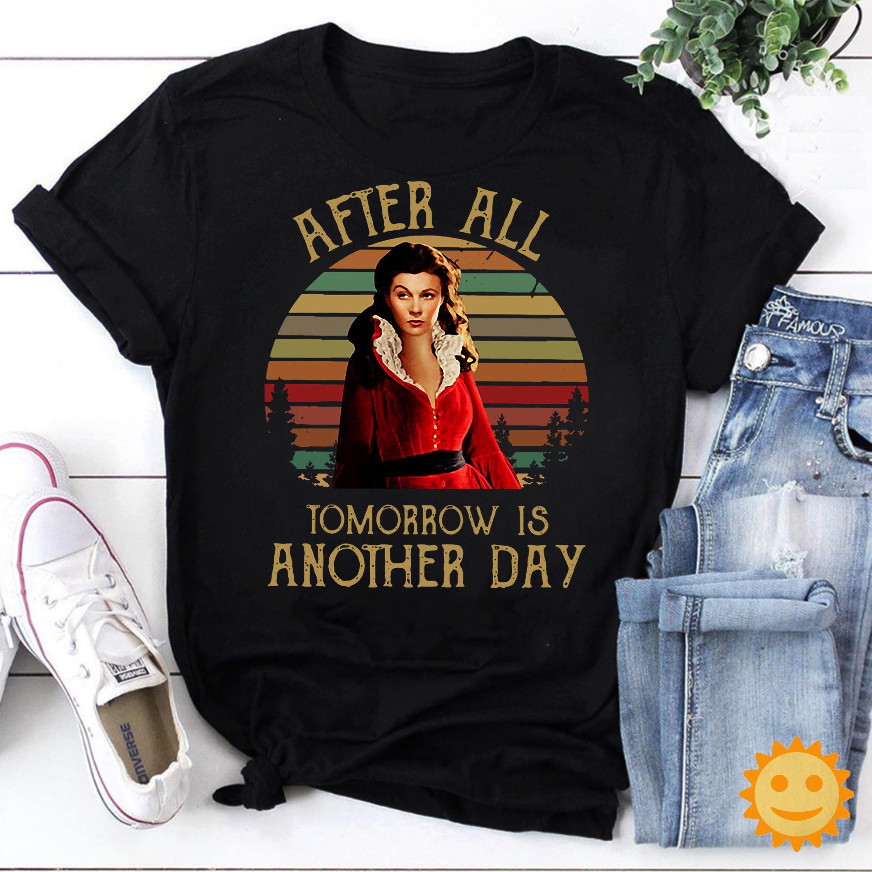 After All Tomorrow Is Another Day Vintage T-Shirt, Scarlett O'Hara Shirt, Gone With The Wind Shirt, Romance Movie Shirt, Vintage Movie Shirt