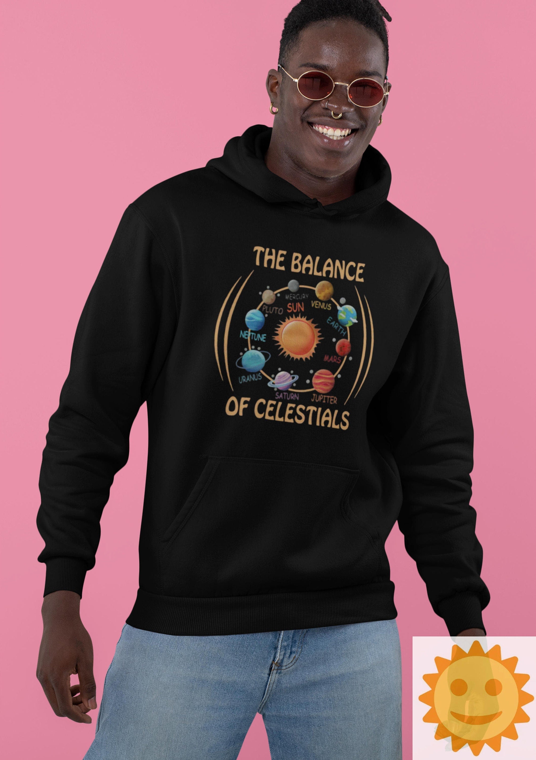 Celestials Planets Galaxy Vintage T-Shirt, Celestials Shirt, Planet Shirt, Galaxy Shirt, Space Shirt, Astronomy Shirt, Solar System Shirt