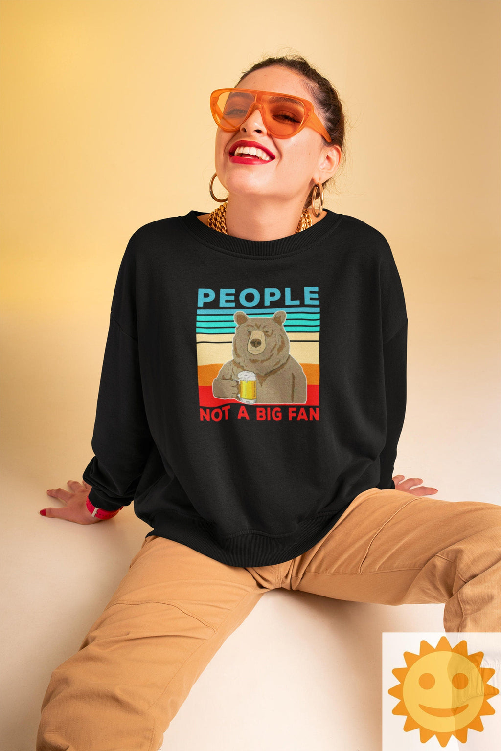 People Not A Big Fan Vintage T-Shirt, Bear Shirt, Bear Lovers Shirt, Animals Lovers Shirt, Beer Shirt, Beer Lovers Shirt, Drinking Shirt