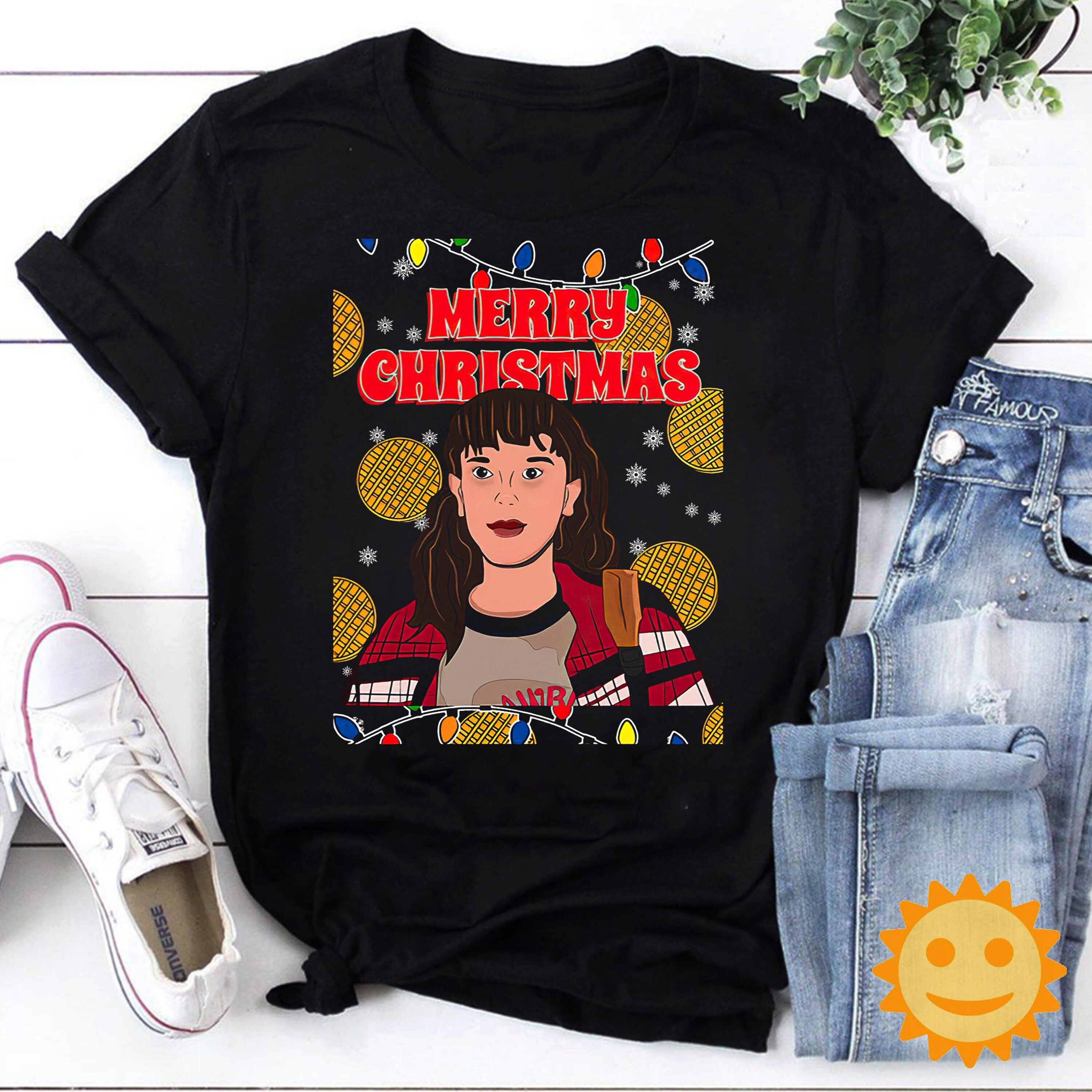 Merry Christmas Eleven Vintage T-Shirt, Eleven Shirt, Fantasy Movie Shirt, Mystery Movie Shirt, TV Series Shirt, Eleven Lovers Shirt