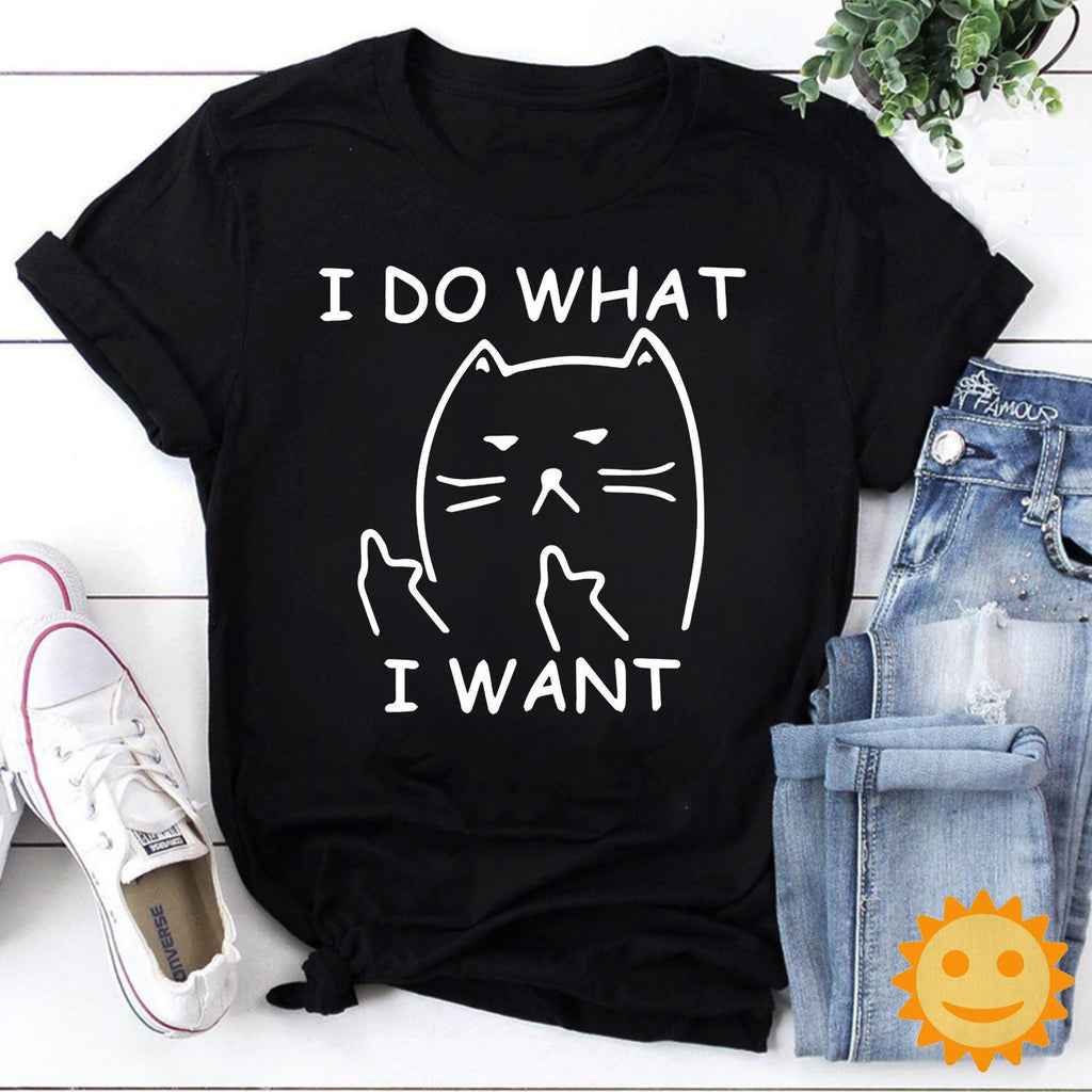 I Do What I Want With My Cat Vintage T-Shirt, Cat Shirt, Cat Lovers Shirt, Pet Lovers Shirt, Kitten Shirt, Funny Cat Shirt, Savage Cat Shirt