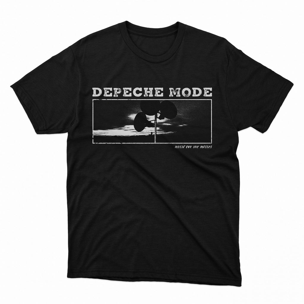 Depeche Mode Shirt Music For The Masses, Eurythmics, Gary Numan, New Order, Orchestral Manoeuvres in the Dark, Pet Shop Boys