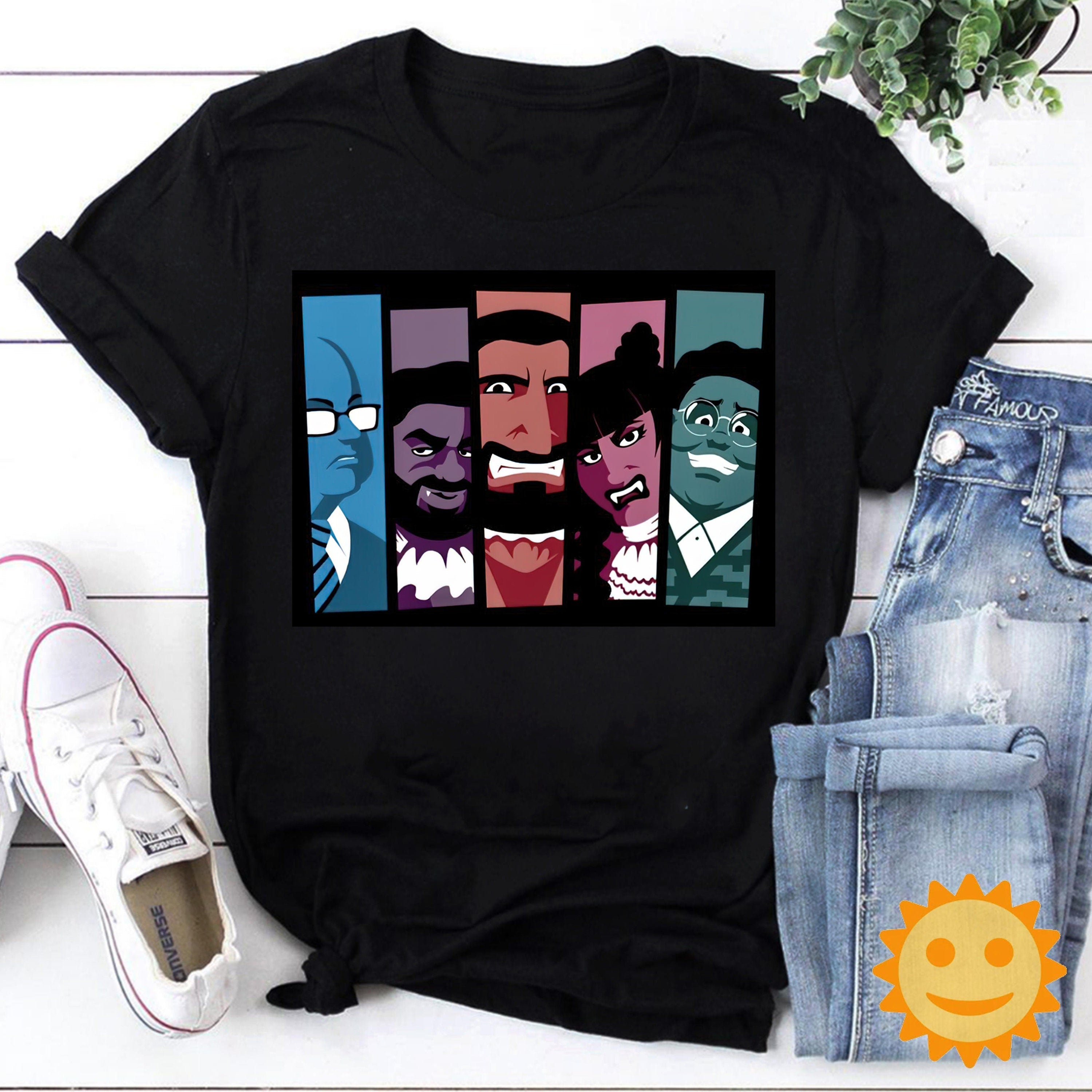 Color Blocks What We Do In The Shadows Vintage T-Shirt, Halloween Shirt, Laszlo Shirt, Nandor Shirt, Nadja Shirt, Colin Shirt, Guillermo Tee