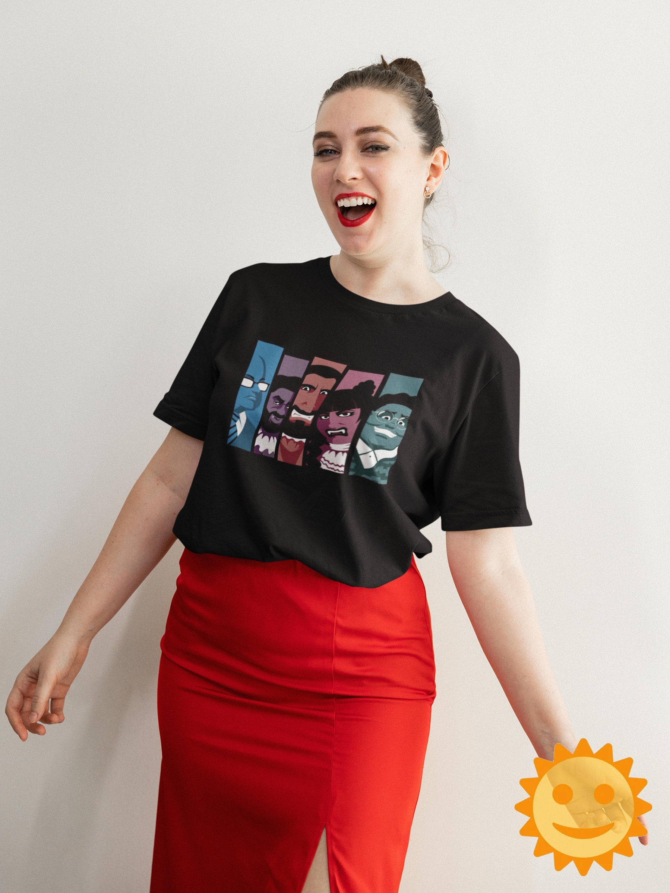Color Blocks What We Do In The Shadows Vintage T-Shirt, Halloween Shirt, Laszlo Shirt, Nandor Shirt, Nadja Shirt, Colin Shirt, Guillermo Tee