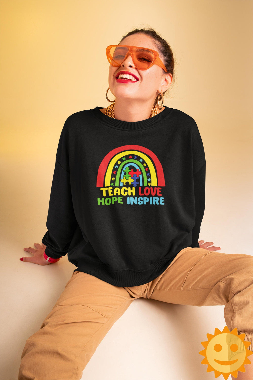 Teachers Love Hope Inspire Vintage T-Shirt, Autism Awareness Shirt, Autism Shirt, Autism Lovers Shirt, Autism Proud Shirt