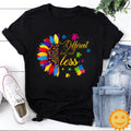 Autism Sunflower Different But Not Less Vintage T-Shirt, Autism Awareness Shirt, Autism Shirt, Autism Lovers Shirt, Autism Proud Shirt