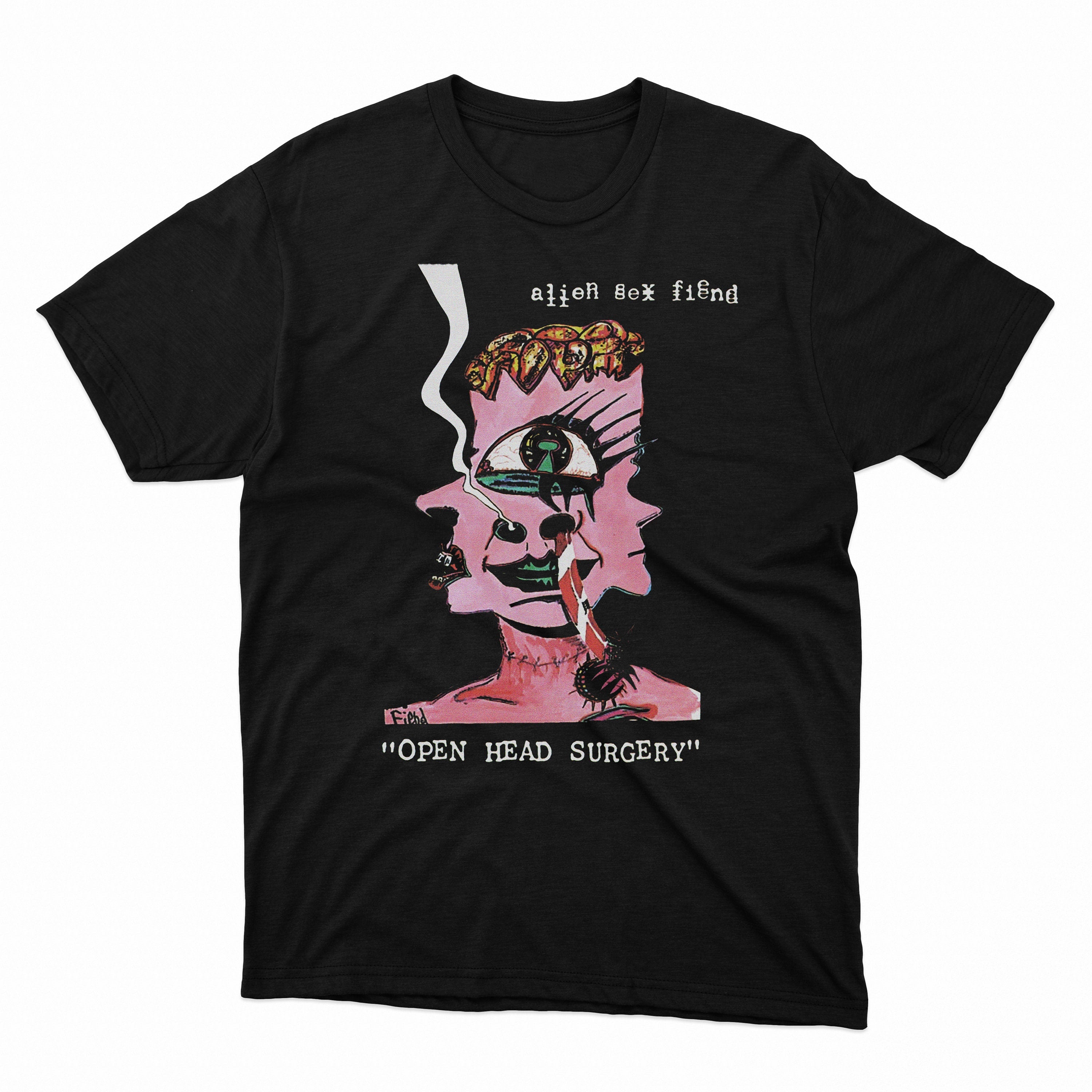 Alien Sex Fiend Shirt, Open Head Surgery, Death rock, Specimen, Christian Death, Xmal Deutschland, Goth