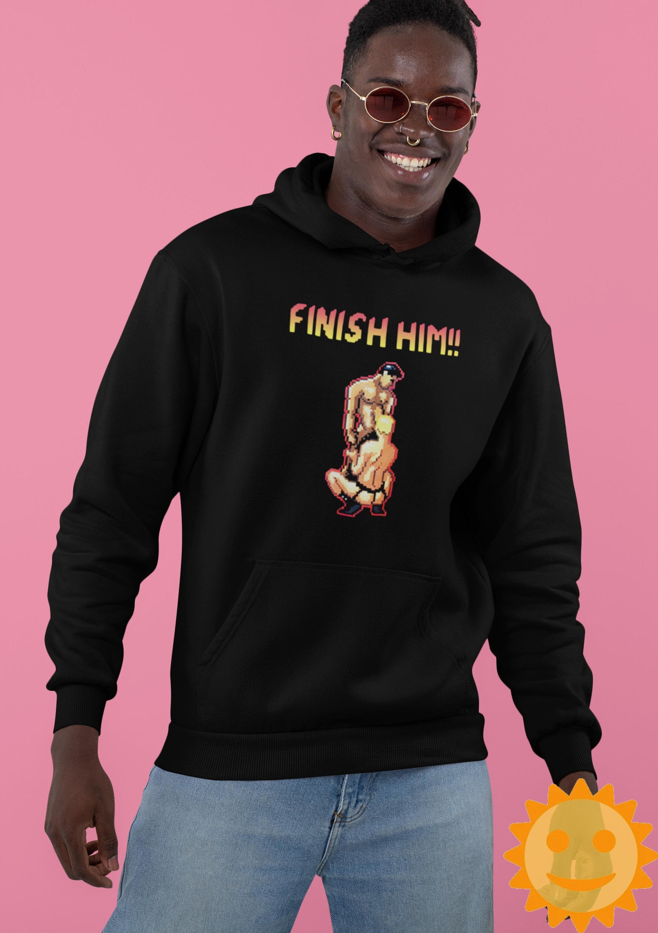 Gaymer Finish Him  Vintage T-Shirt, LGBT Shirt, LGBTQ Shirt, Lbgt Pride Shirt, Lgbt Ally Shirt, Gay Shirt, Gay Gymer Shirt, Gay Pixels Shirt