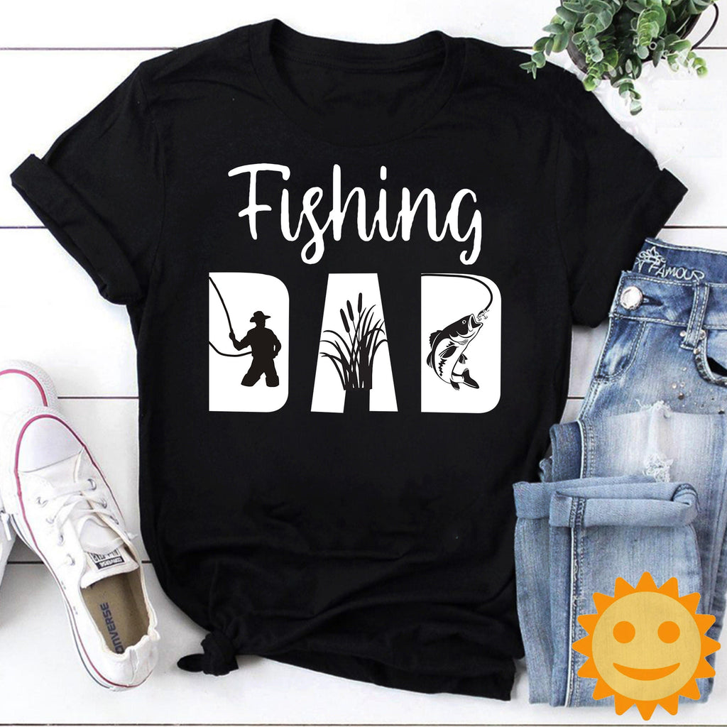 Fishing Dad Cool Design Vintage T-Shirt, Dad Shirt, Daddy Shirt, Fathers Day Shirt, Father's Day Shirt, Fishing Shirt, Fishing Dad Shirt