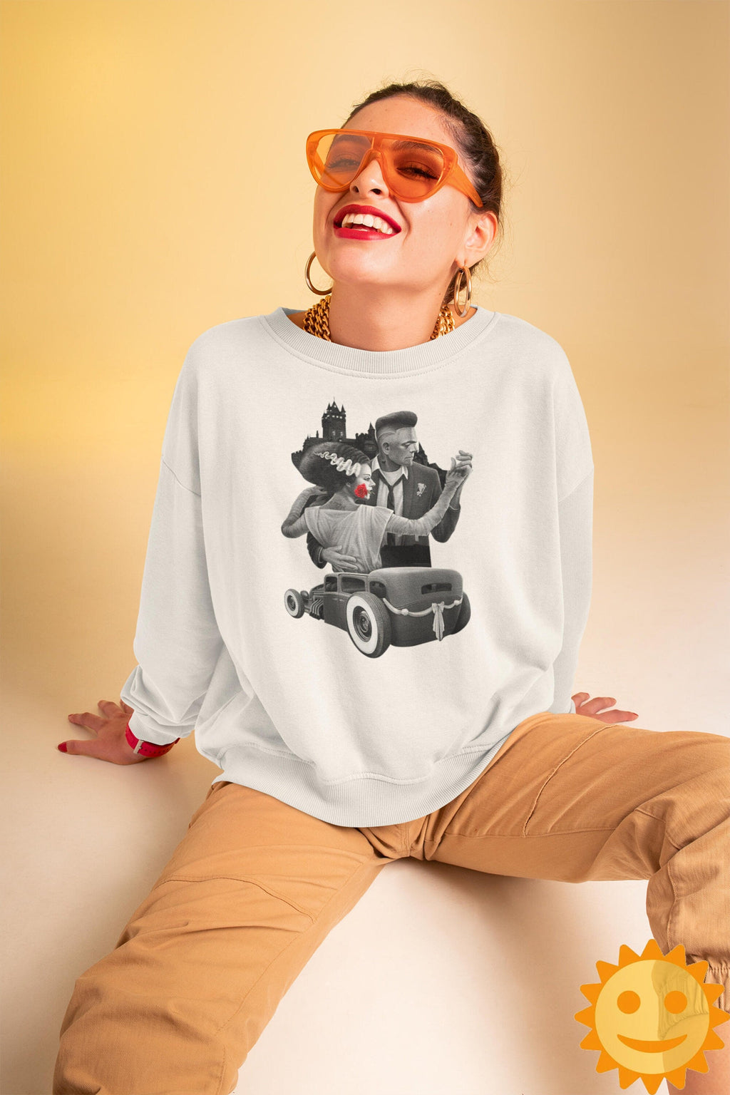 Frankenstein And Bride Of Frankenstein Vintage T-Shirt, Halloween Shirt, Horror Movie Shirt, Frankenstein Shirt, Frankenstein's Bride Shirt
