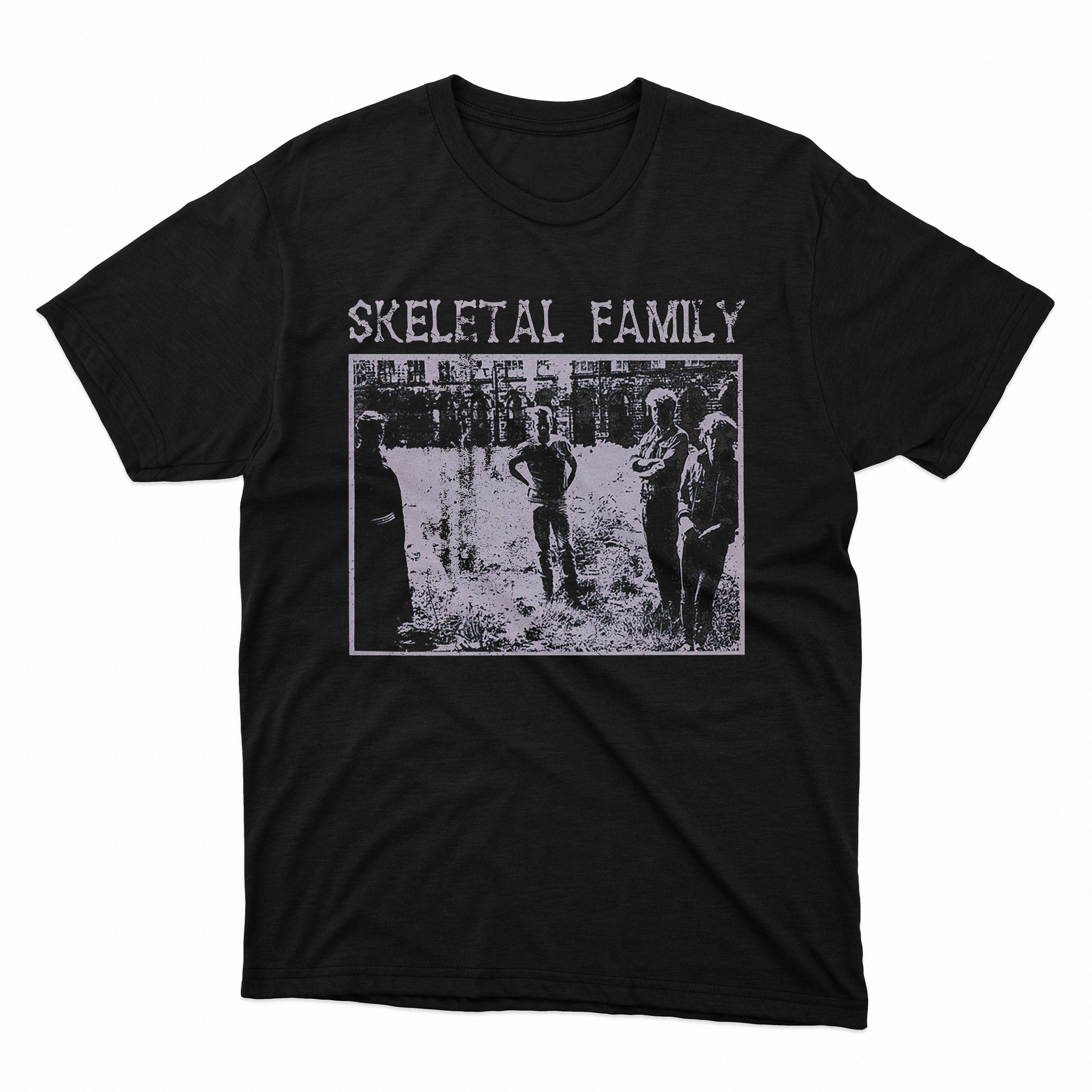 Skeletal Family T-Shirt, Bauhaus, Xmal Deutschland, Sisters of Mercy, Killing Joke, London After Midnight