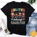 Autism Heroes Abilities Outweigh Disabilities Vintage T-Shirt, Autism Awareness Shirt, Autism Shirt, Autism Lovers Shirt, Autism Proud Shirt