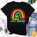 Teachers Love Hope Inspire Vintage T-Shirt, Autism Awareness Shirt, Autism Shirt, Autism Lovers Shirt, Autism Proud Shirt