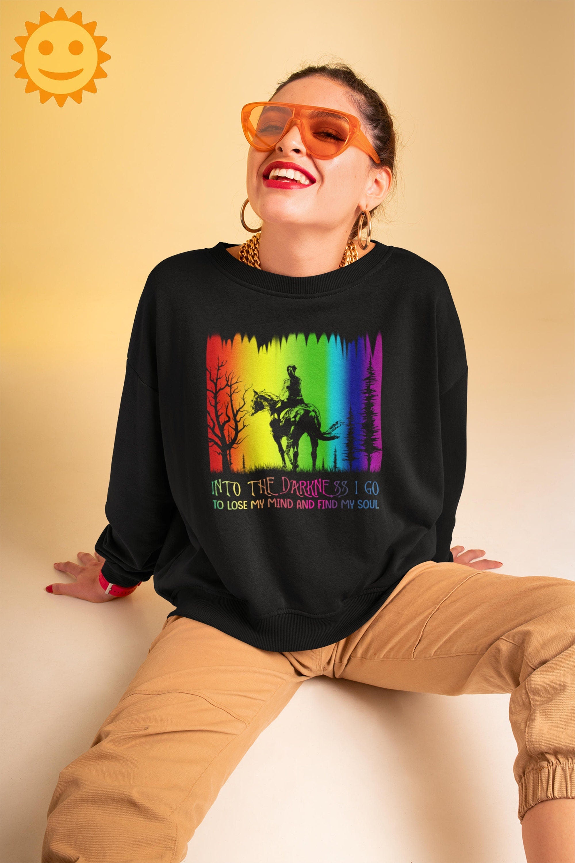 Into The Darkness I Go To Lose My Mind And Find My Soul Vintage T-Shirt, Horse Lover Shirt, Horse Shirt, Adventure Shirt, Horse Riding Shirt