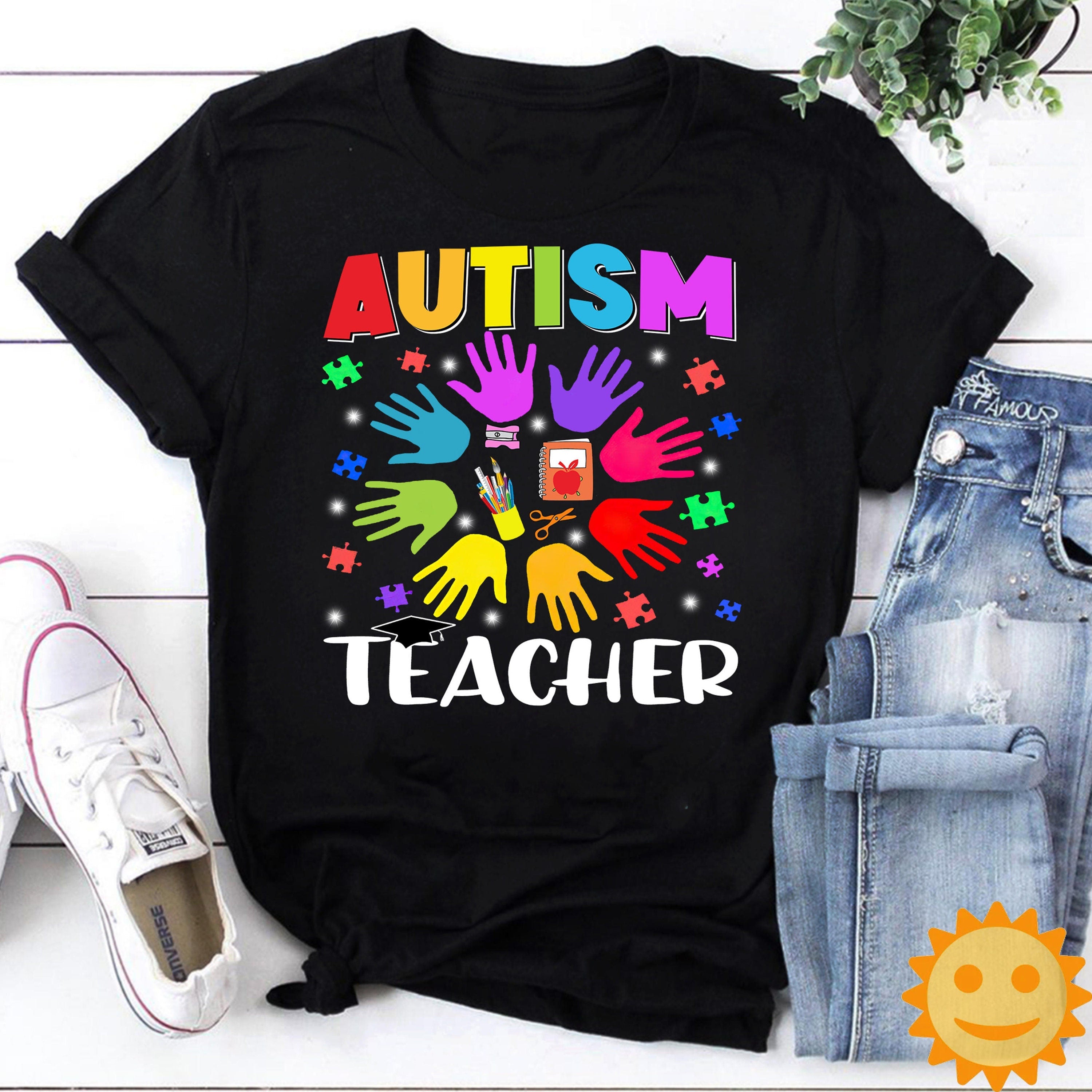 Autism Teacher Vintage T-Shirt, Autism Awareness Shirt, Autism Shirt, Autism Lovers Shirt, Autism Proud Shirt, Teacher Shirt
