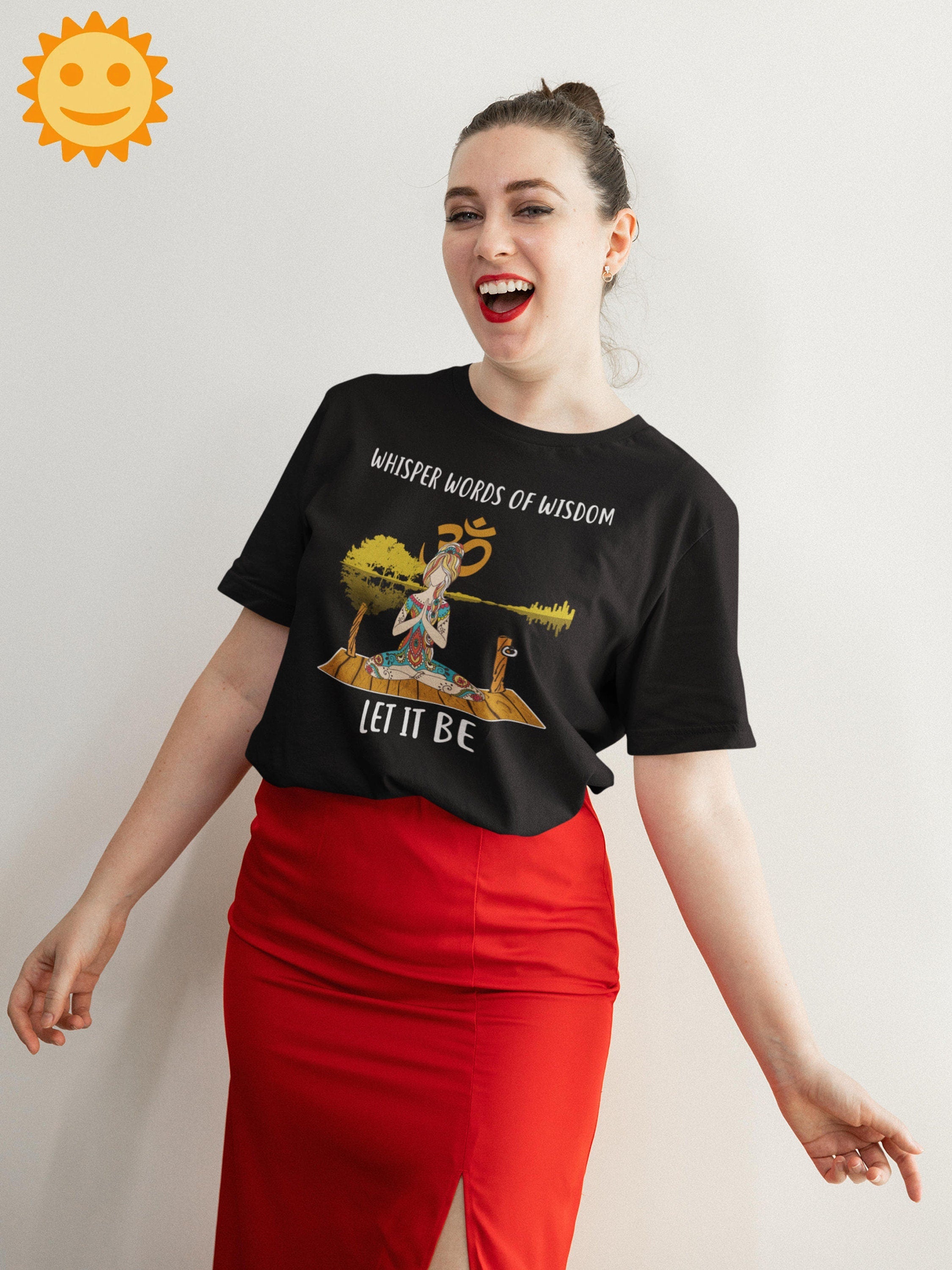 Whisper Words Of Wisdom Let It Be Vintage T-Shirt, Namaste Shirt, Hippie Shirt, Yoga Shirt, Meditate Shirt, Hippie Lovers Shirt