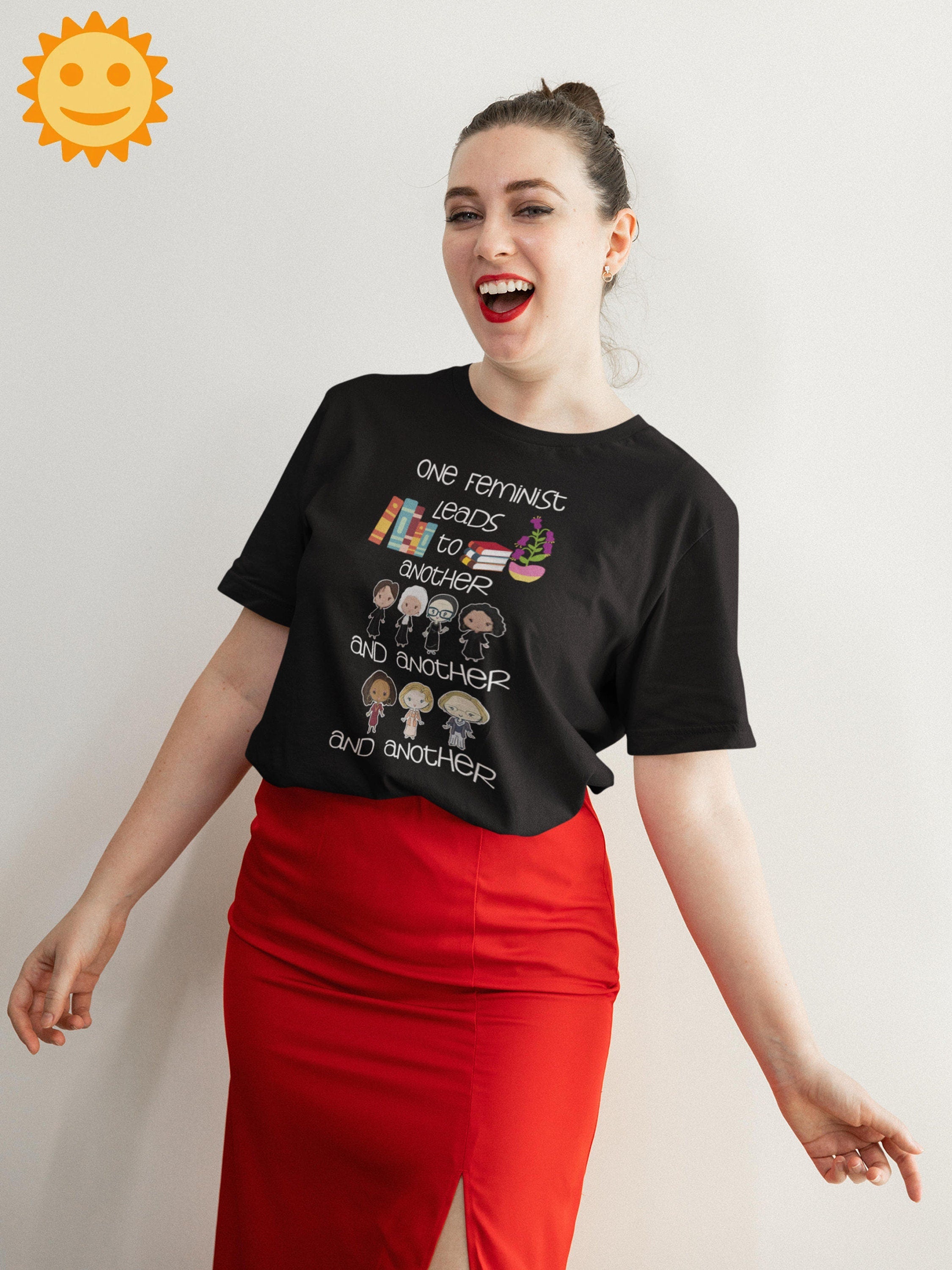 One Feminist Leads To Another And Another And Another Vintage T-Shirt, Feminist Shirt, Feminism Shirt, Woman Rights Shirt, Equality Shirt