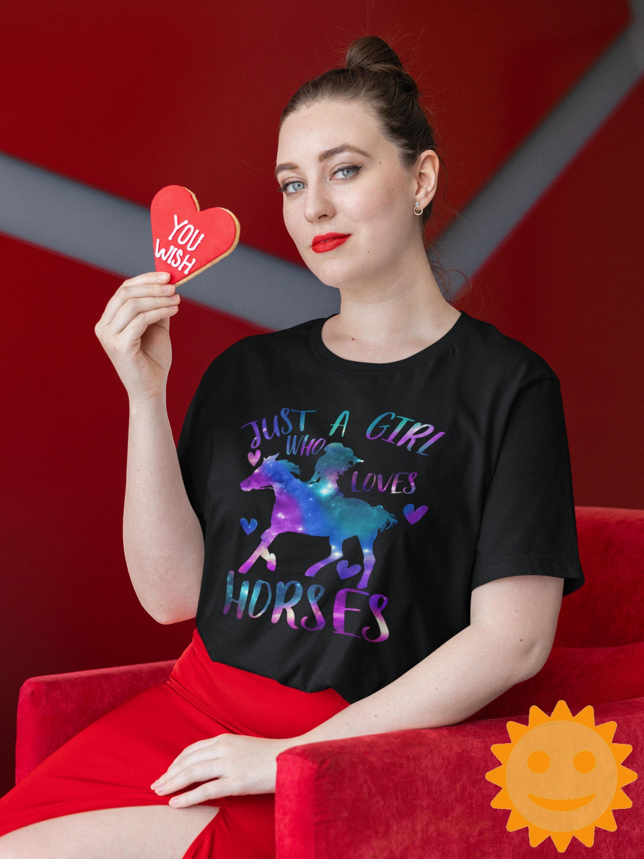 Just A Girl Who Loves Horses Vintage T-Shirt, Horse Lover Shirt, Horse Shirt, Horse Farm Shirt, Horse Riding Shirt, Horse Girl Shirt