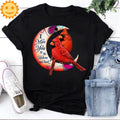 Cardinal I Miss You To The Heaven And Back Vintage T-Shirt, Bird Shirt, Bird Lovers Shirt, Cardinal Shirt, Cardinal Bird Shirt
