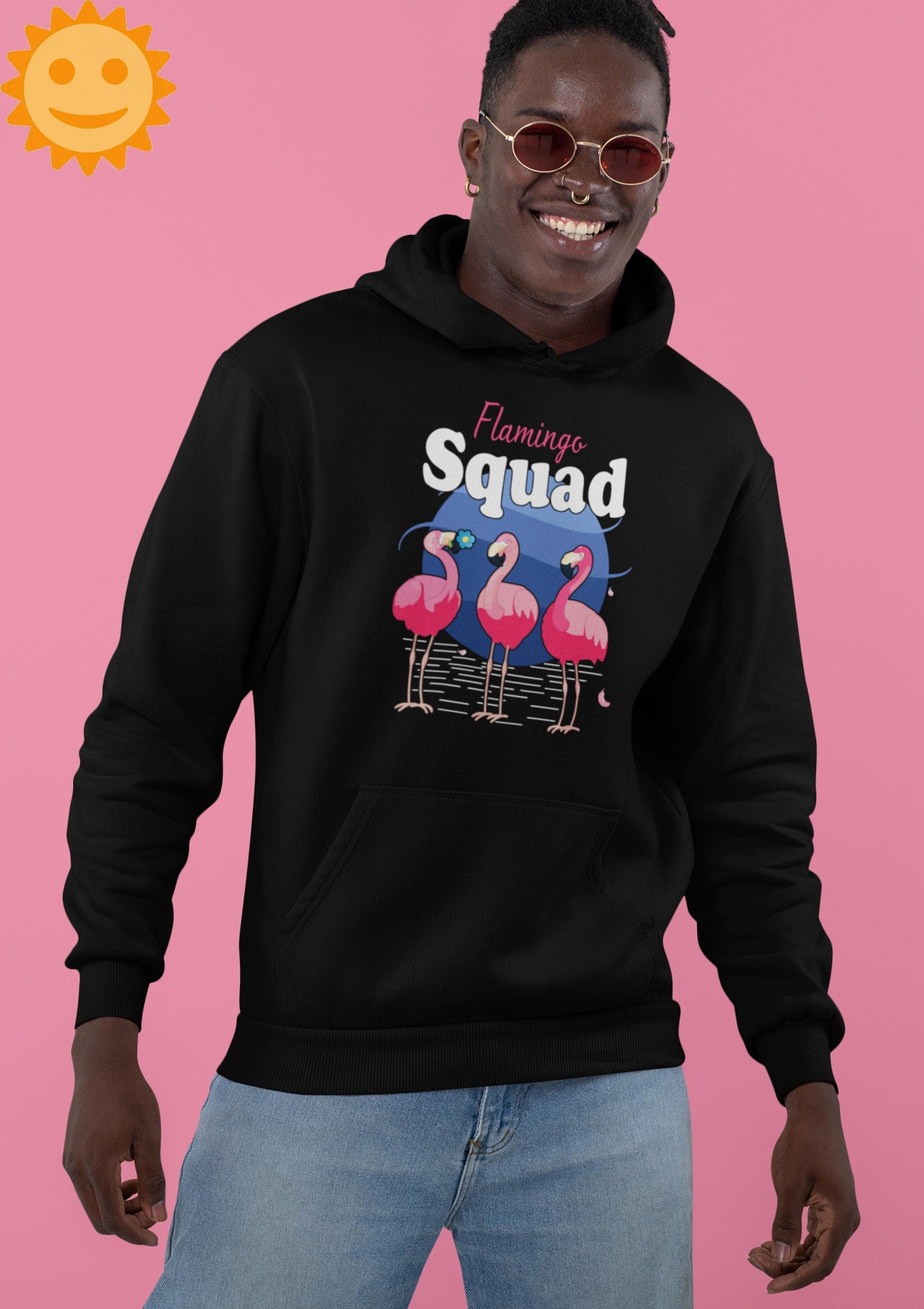 Flamingo Squad Vintage T-Shirt, Bird Shirt, Bird Lovers Shirt, Animals Lovers Shirt, Flamingo Shirt, Flamingo Lovers Shirt, Flamingo Squad