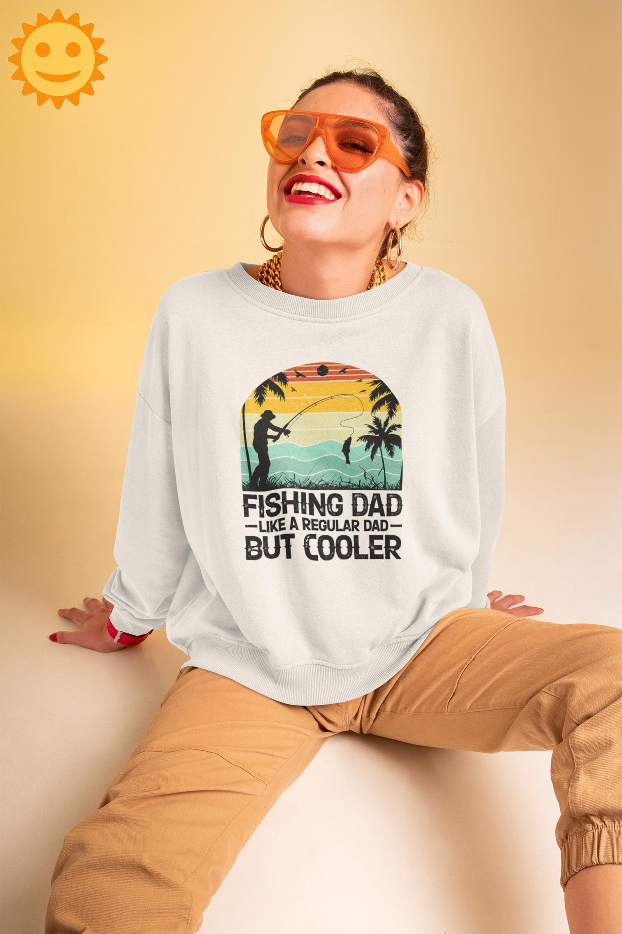 Fishing Dad Like A Regular Dad But Cooler Vintage T-Shirt, Dad Shirt, Daddy Shirt, Fathers Day Shirt, Father's Day Shirt, Fishing Shirt