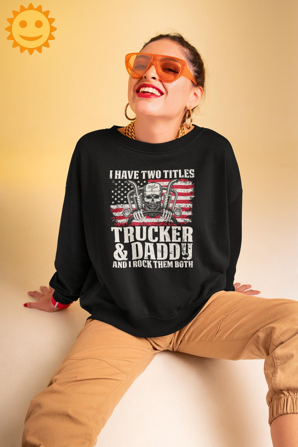 Trucker I Have Two Titles Trucker & Daddy And I Rock Them Both Vintage T-Shirt, Trucker Shirt, Truck Lovers Shirt, Truck Shirt