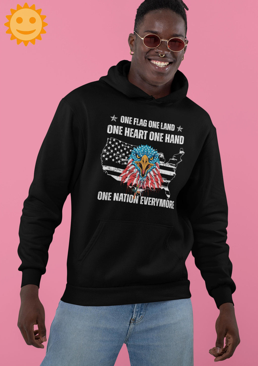 Eagle One Flag One Land One Heart One Hand One Nation Everymore Vintage T-Shirt, Independence Day Shirt, 4th Of July Shirt, Patriot Shirt