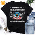 Eagle One Flag One Land One Heart One Hand One Nation Everymore Vintage T-Shirt, Independence Day Shirt, 4th Of July Shirt, Patriot Shirt