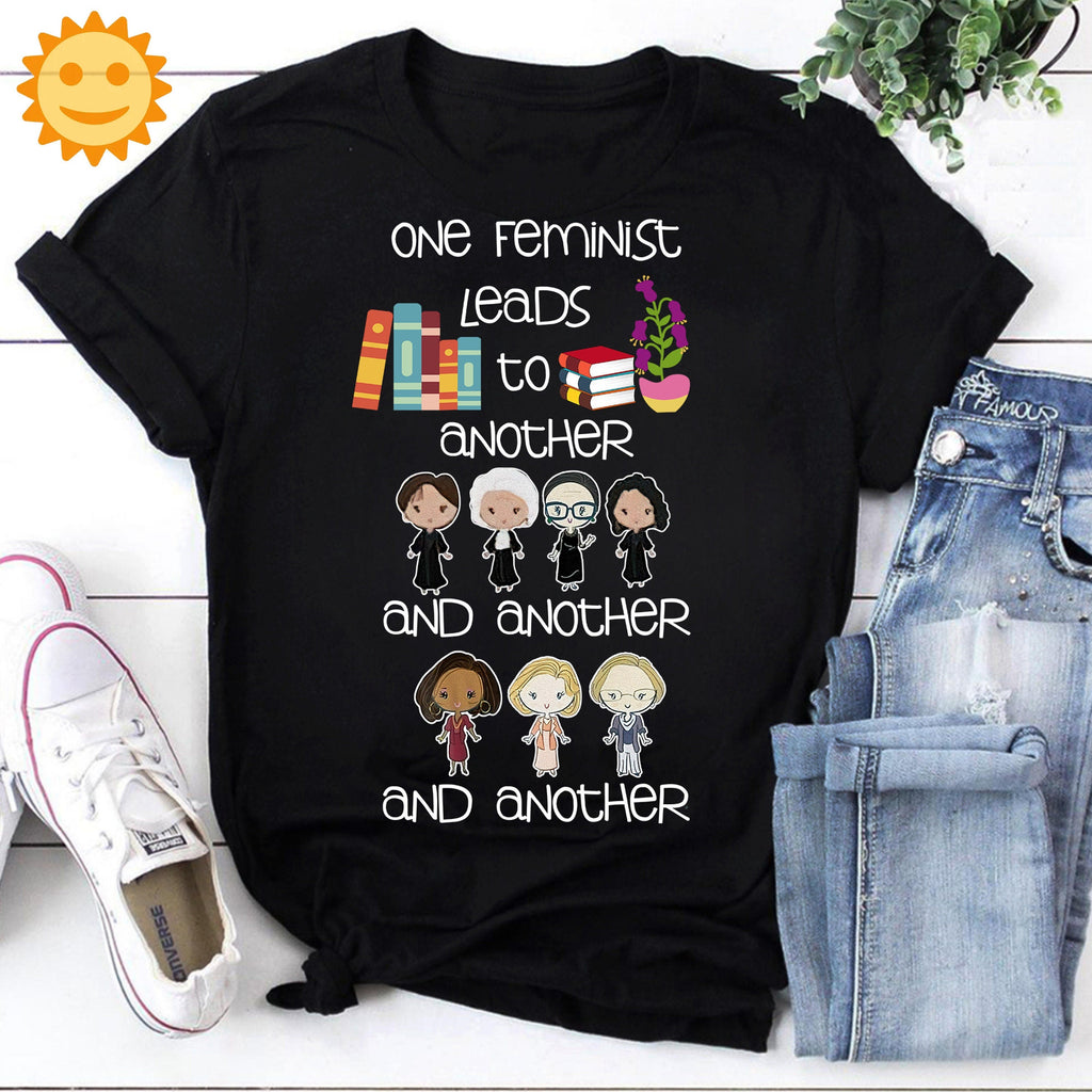 One Feminist Leads To Another And Another And Another Vintage T-Shirt, Feminist Shirt, Feminism Shirt, Woman Rights Shirt, Equality Shirt