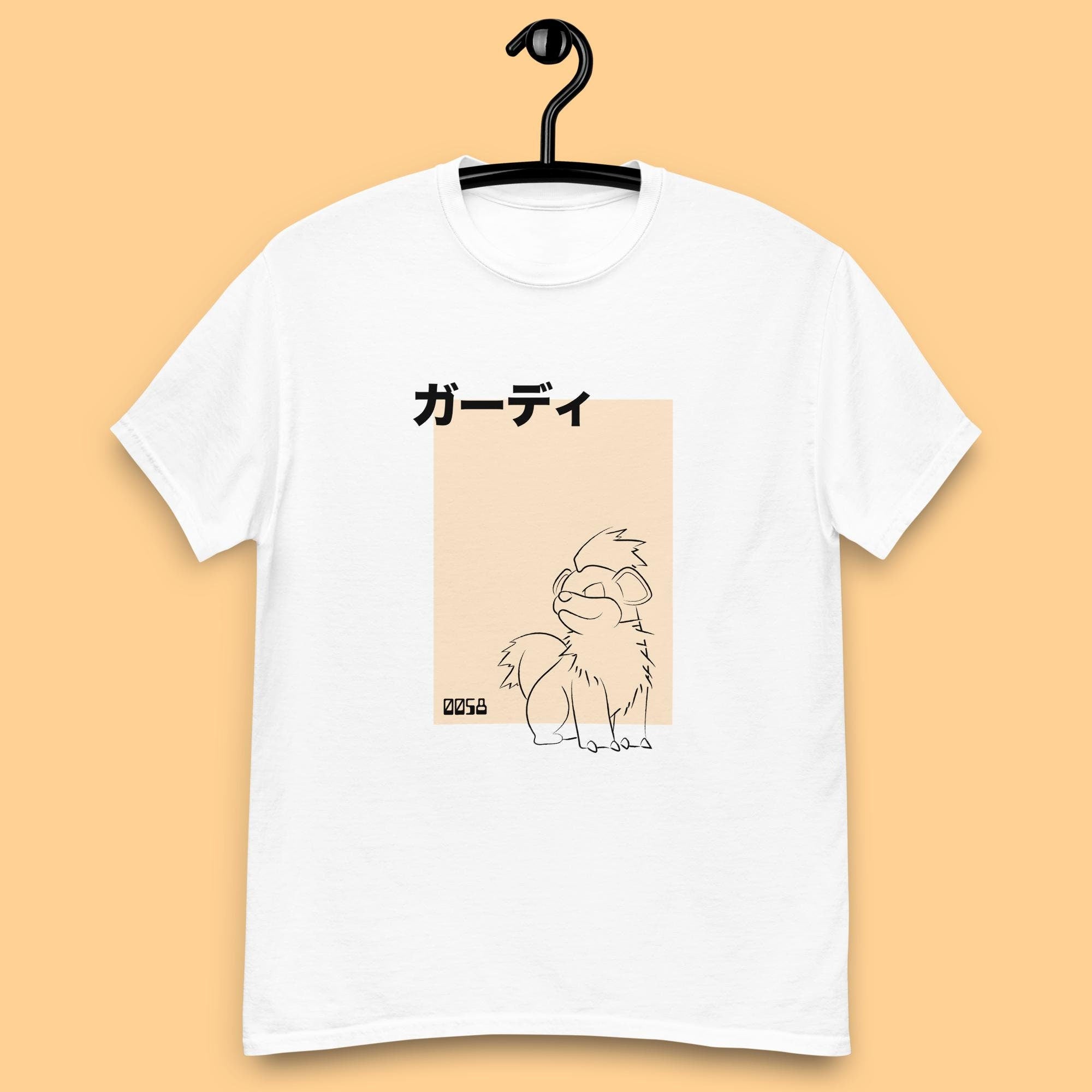 Growlithe Inspired T-Shirt | Unisex | Japanese | Adult Gift