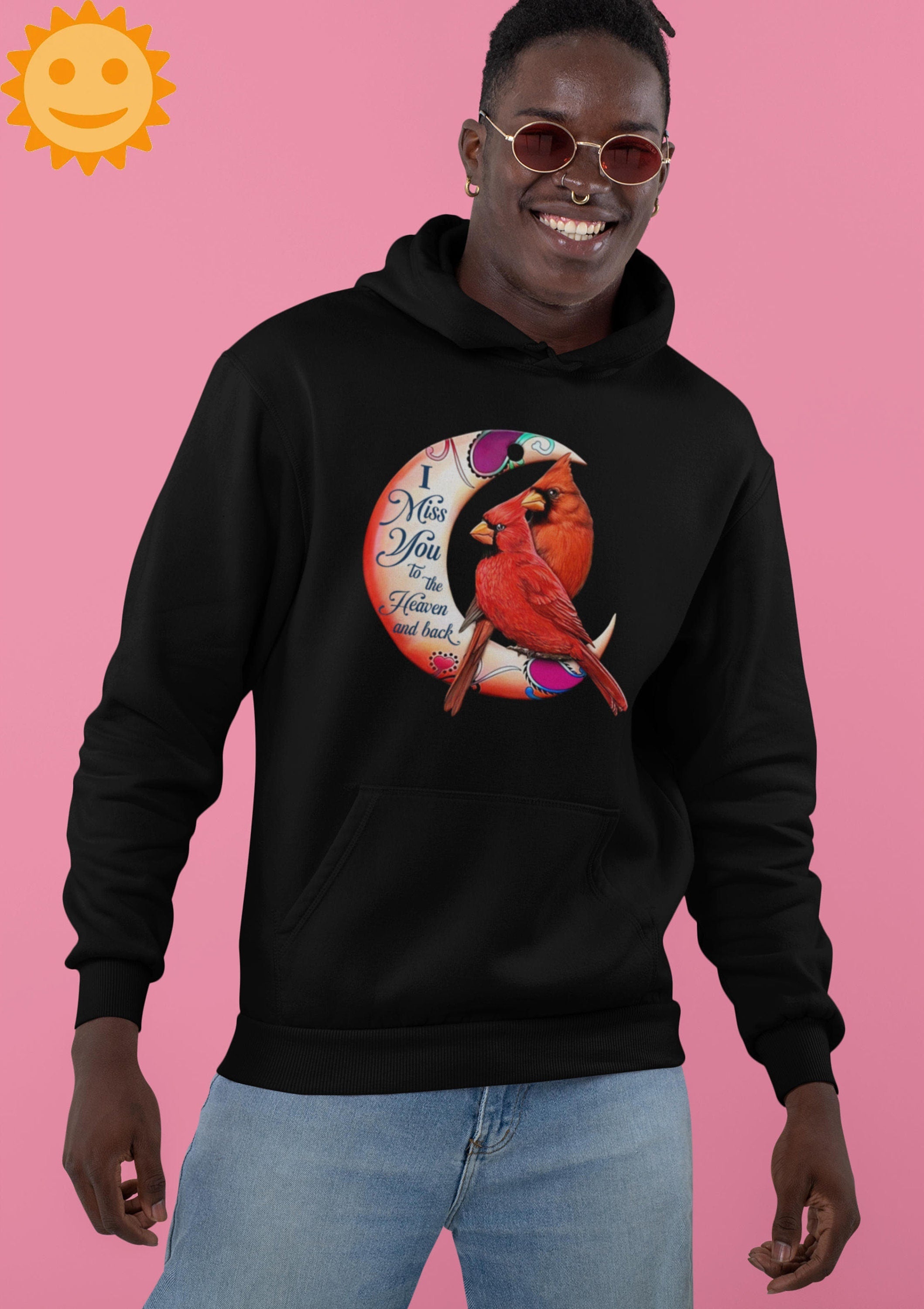 Cardinal I Miss You To The Heaven And Back Vintage T-Shirt, Bird Shirt, Bird Lovers Shirt, Cardinal Shirt, Cardinal Bird Shirt
