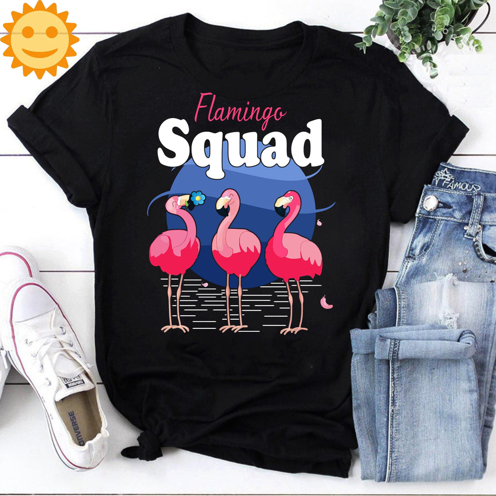 Flamingo Squad Vintage T-Shirt, Bird Shirt, Bird Lovers Shirt, Animals Lovers Shirt, Flamingo Shirt, Flamingo Lovers Shirt, Flamingo Squad