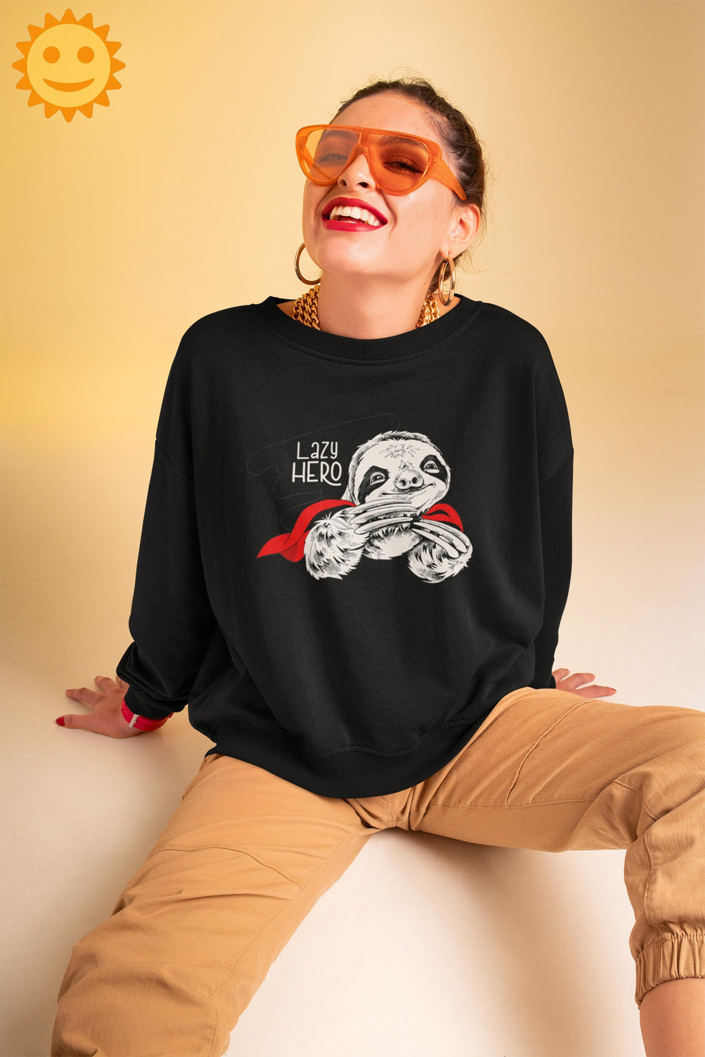 Lazy Hero Funny Sloth Vintage T-Shirt, Sloth Shirt, Sloth Lovers Shirt, Animals Lovers Shirt, Sloth Hero Shirt, Lazy Hero Shirt