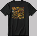Vintage mushrooms, Short Sleeve White-Black Men's / Women's T Shirt F127