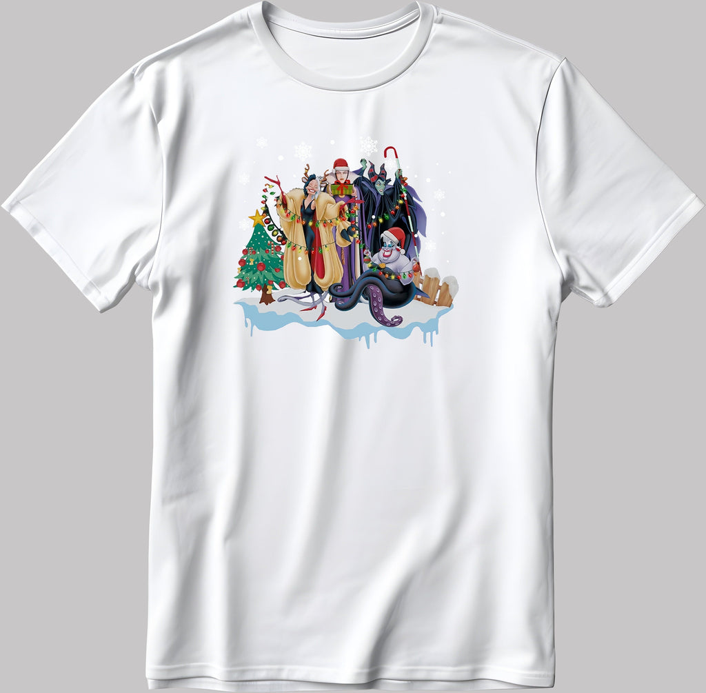 Hocus Pocus Sanderson Sisters Design Halloween Short Sleeve White-Black Men's / Women's T Shirt G040