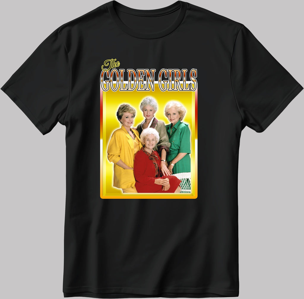 The Golden Girls, Short Sleeve White-Black Men's / Women's T Shirt G299