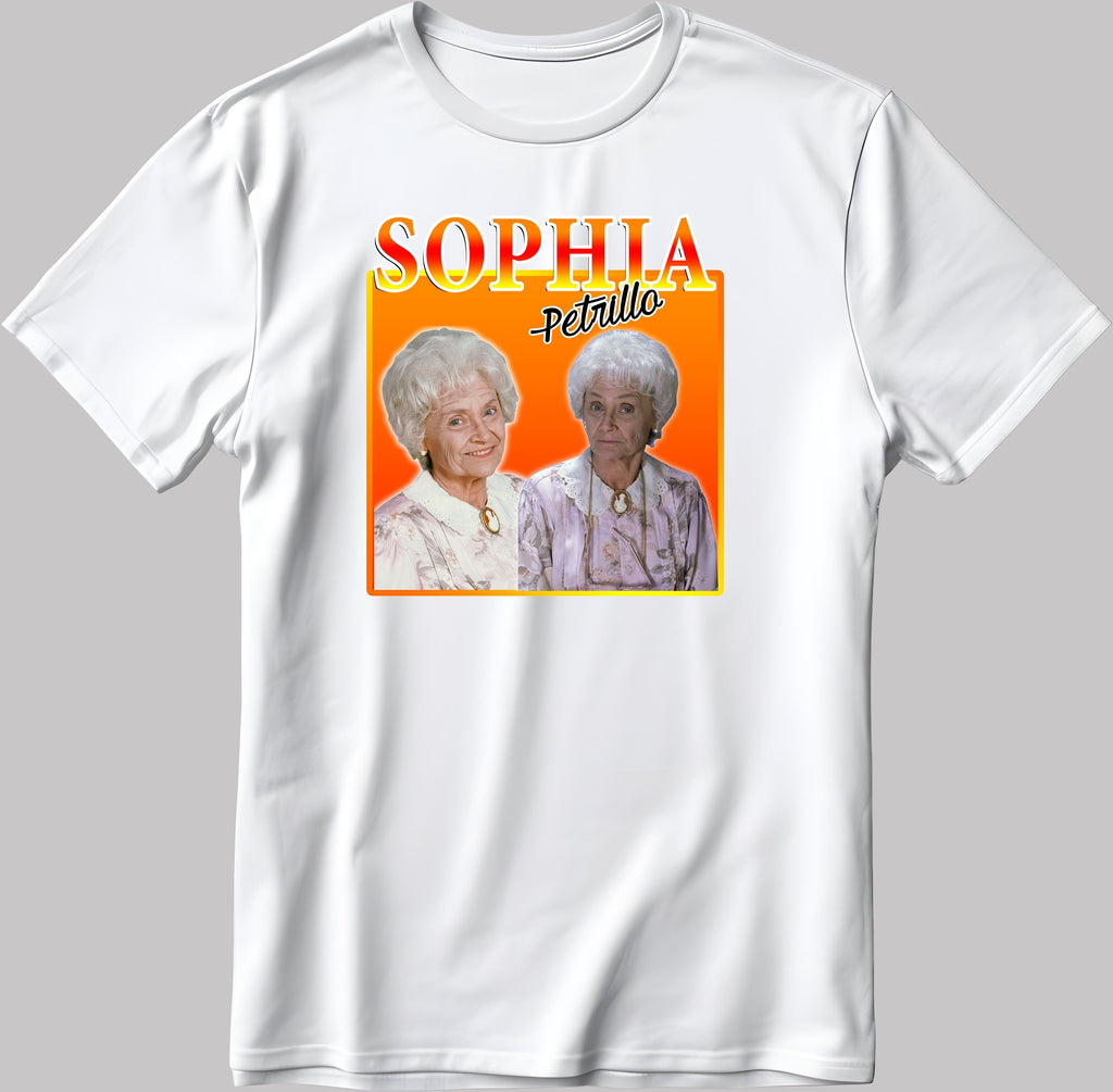 Sophia Petrillo ,The Golden Girls, Short Sleeve White-Black Men's / Women's T Shirt G301