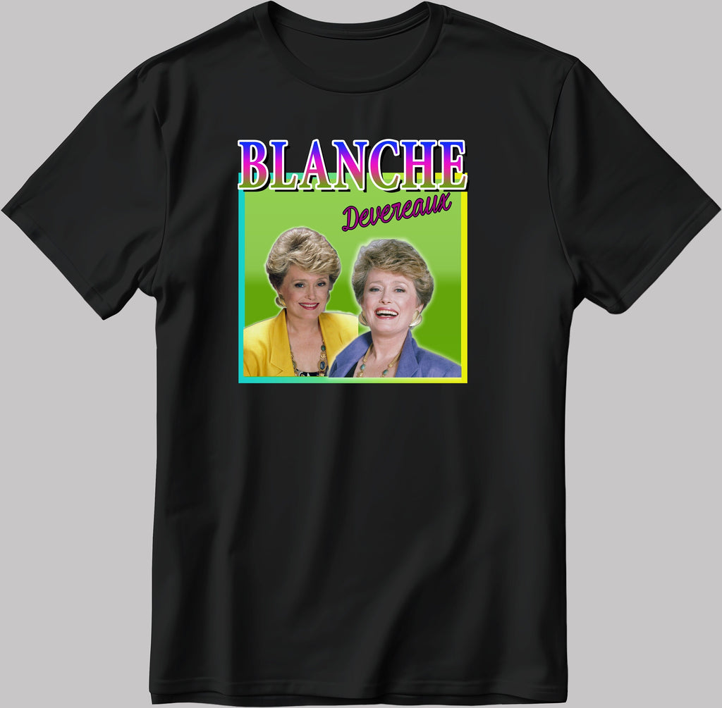 Rose Nylund, The Golden Girls, Short Sleeve White-Black Men's / Women's T Shirt G303