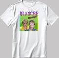 Rose Nylund, The Golden Girls, Short Sleeve White-Black Men's / Women's T Shirt G303