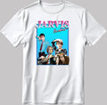 Famous Musician Jarvis Cocker Figure, Short Sleeve White-Black Men's / Women's T Shirt H141