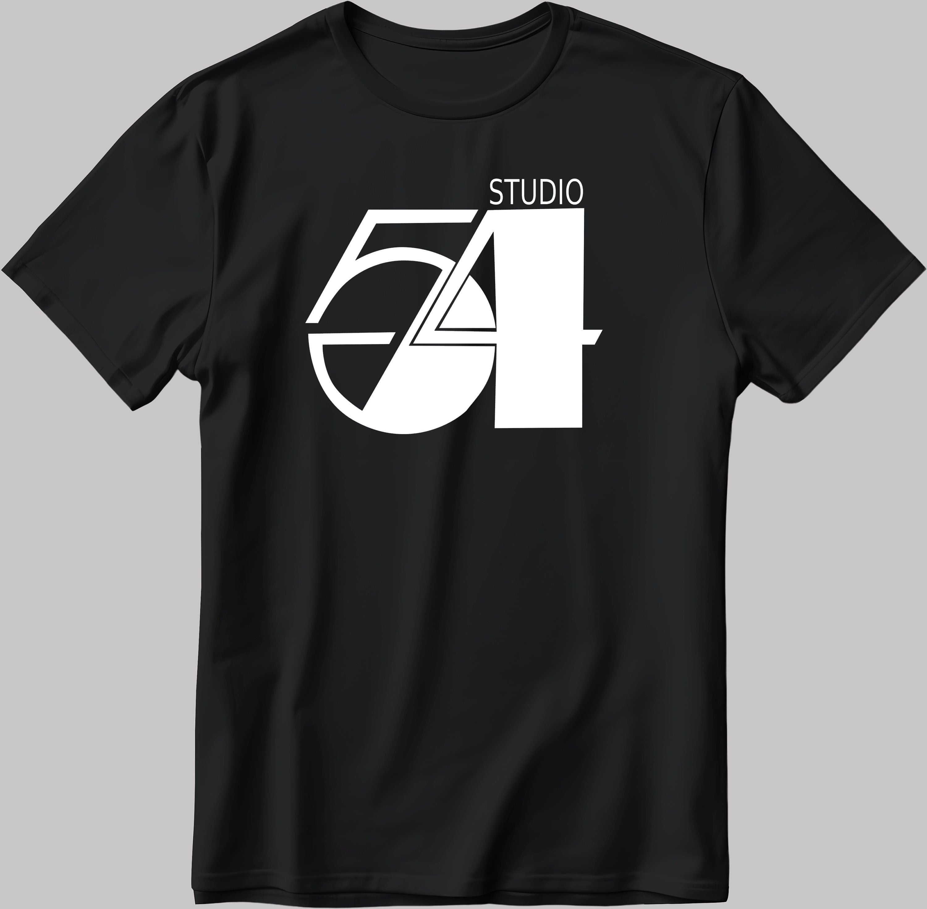 Studio 54 Broadway NYC Theatre Nightclub Short Sleeve White-Black Men's / Women's T Shirt K067