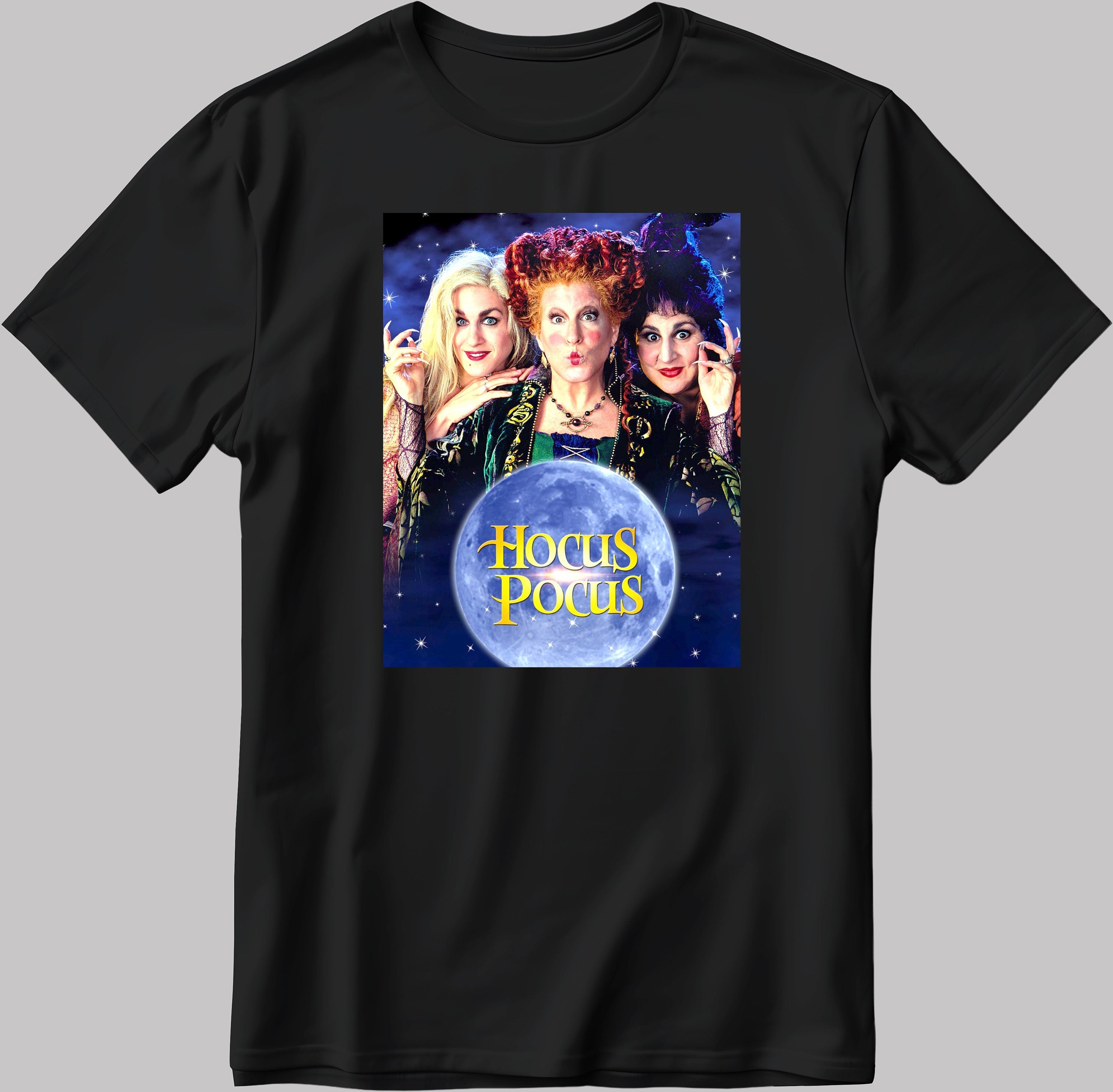 Hocus Pocus Sanderson Sisters Halloween Short Sleeve White-Black Men's / Women's T Shirt K786
