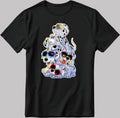 101 Dalmatians Cartoon Characters, Short Sleeve White-Black Men's / Women's T Shirt F429