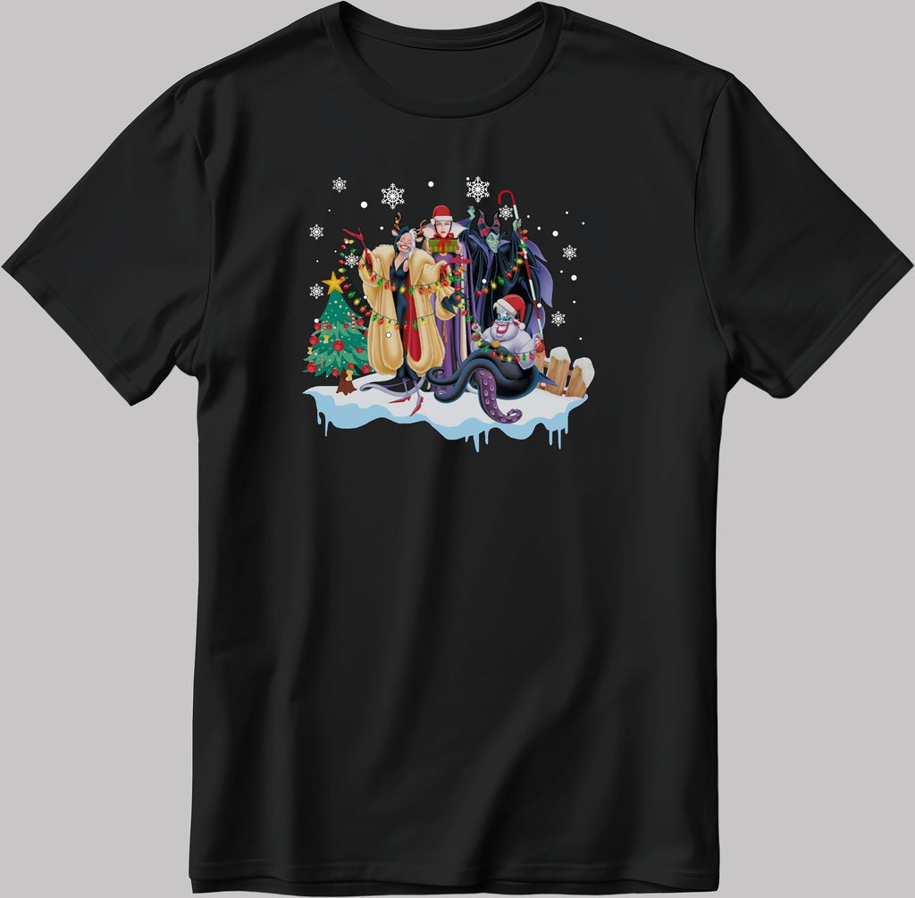 Hocus Pocus Sanderson Sisters Design Halloween Short Sleeve White-Black Men's / Women's T Shirt G040