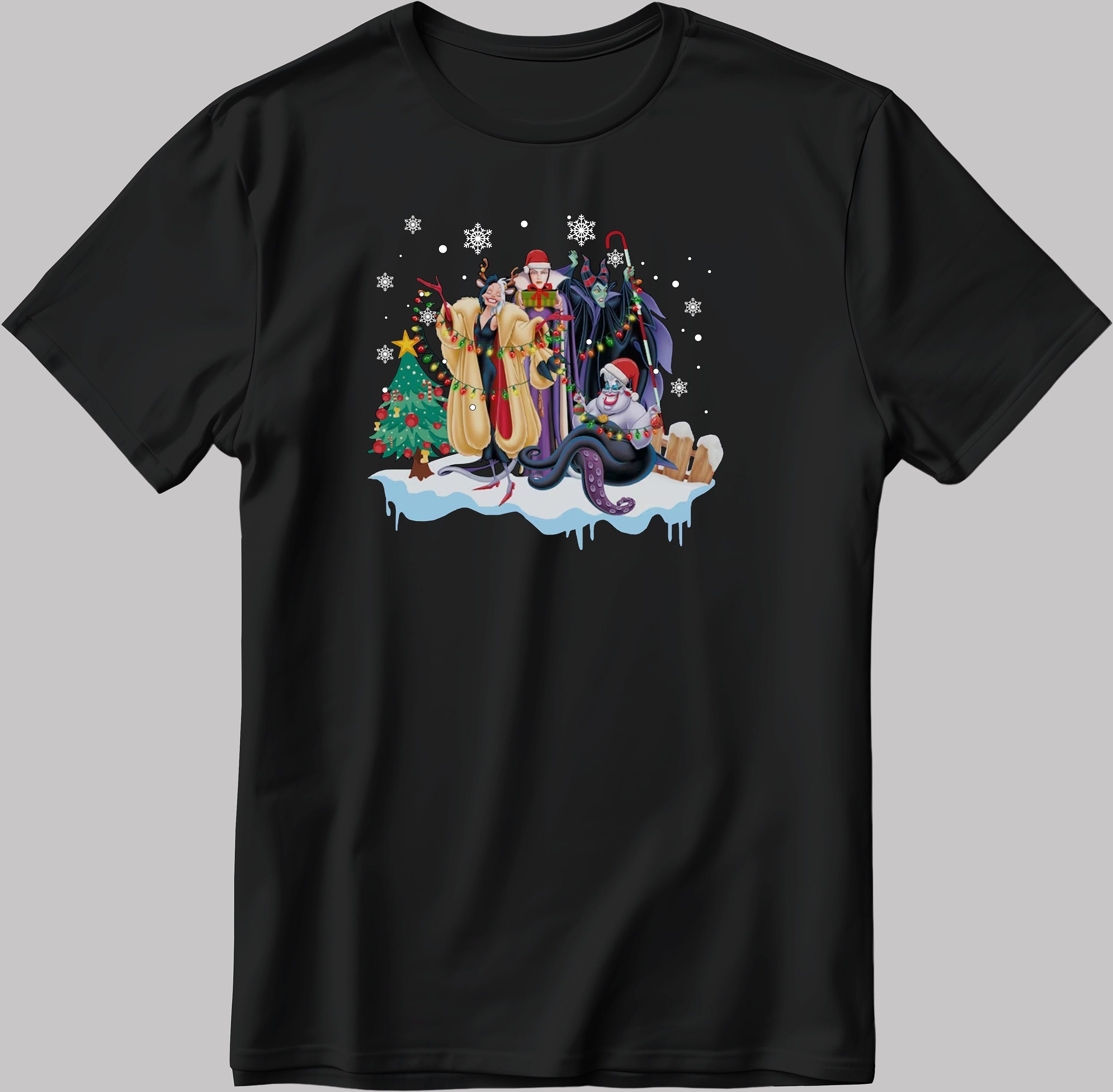 Hocus Pocus Sanderson Sisters Design Halloween Short Sleeve White-Black Men's / Women's T Shirt G040